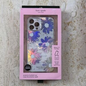 Kate Spade hardshell case Daisy iridescent foil/clear/gems iPhone 12 Pro Max